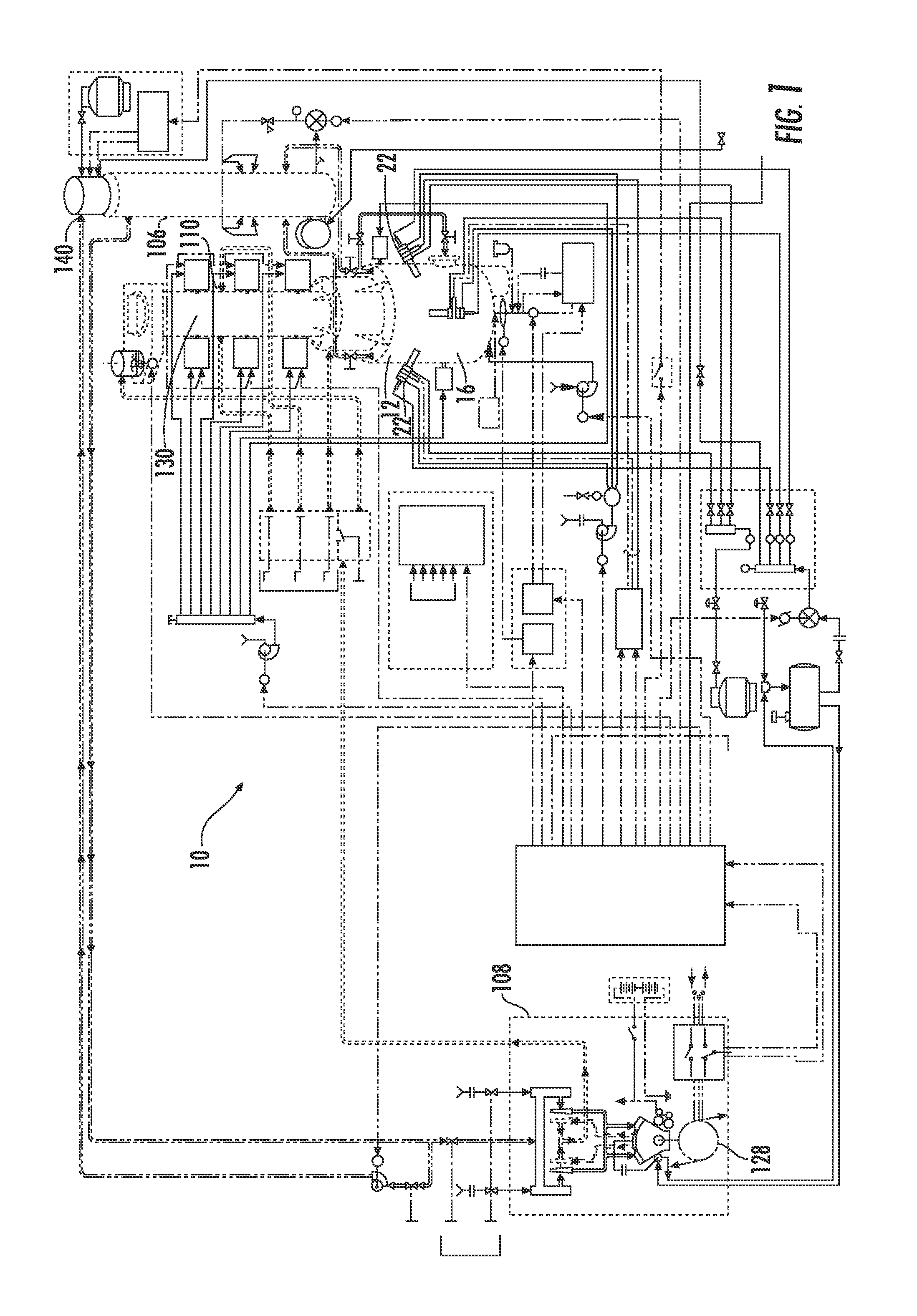Plasma assisted gasification system with an indirect vacuum system