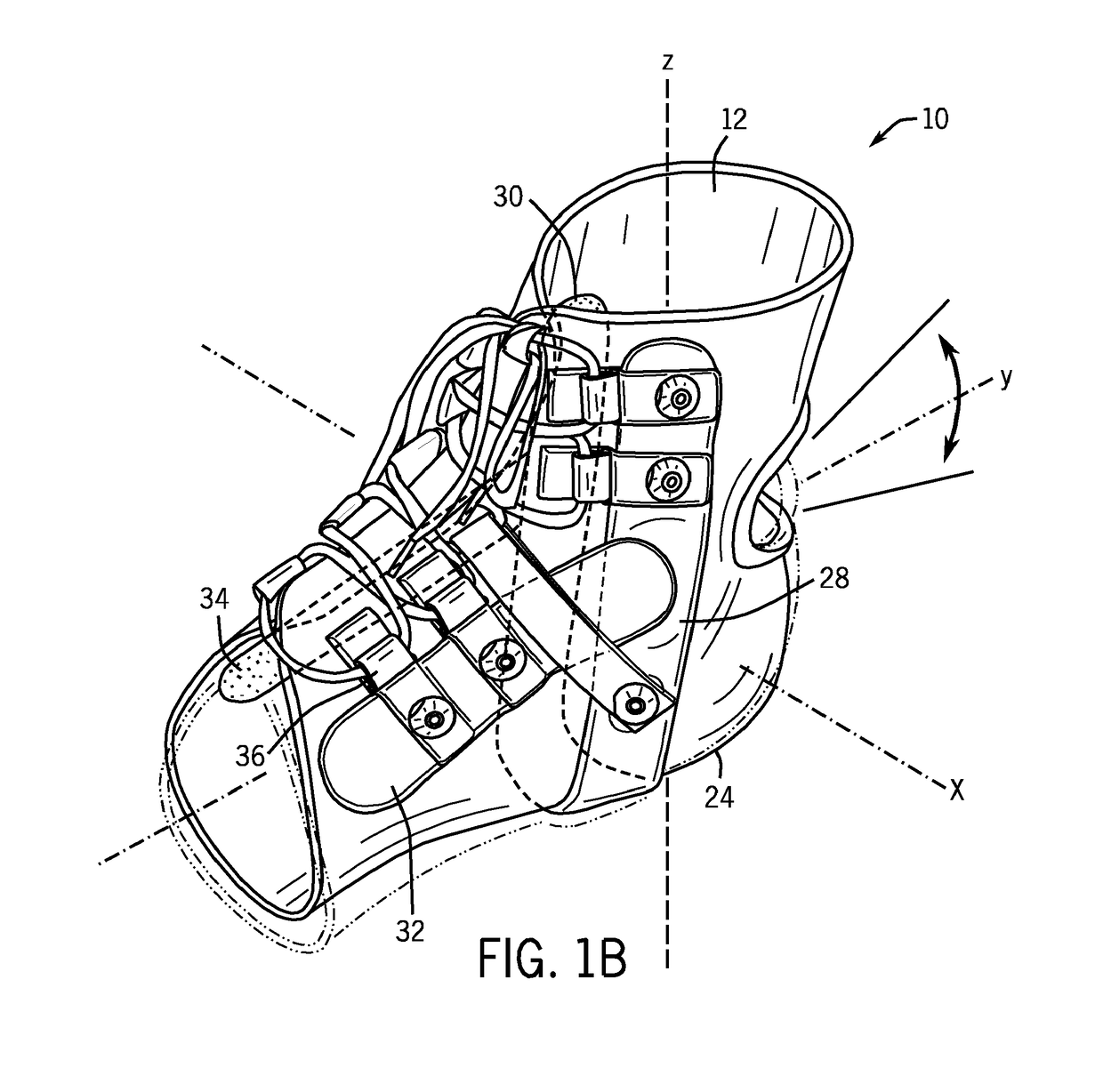 Ankle brace and method of making the same