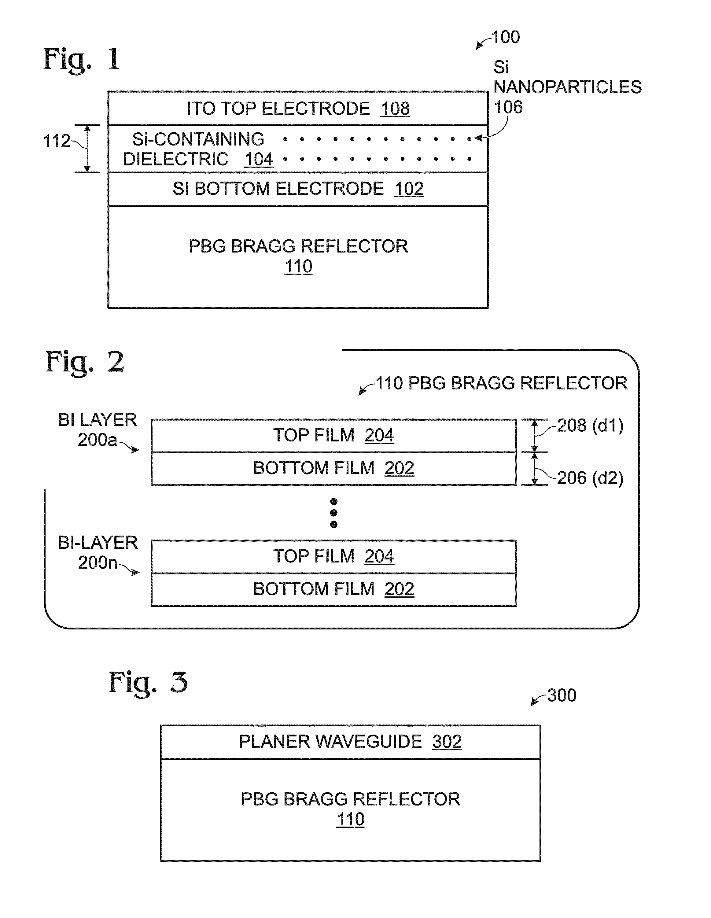 Light emitting device and planar waveguide with single-sided periodically stacked interface