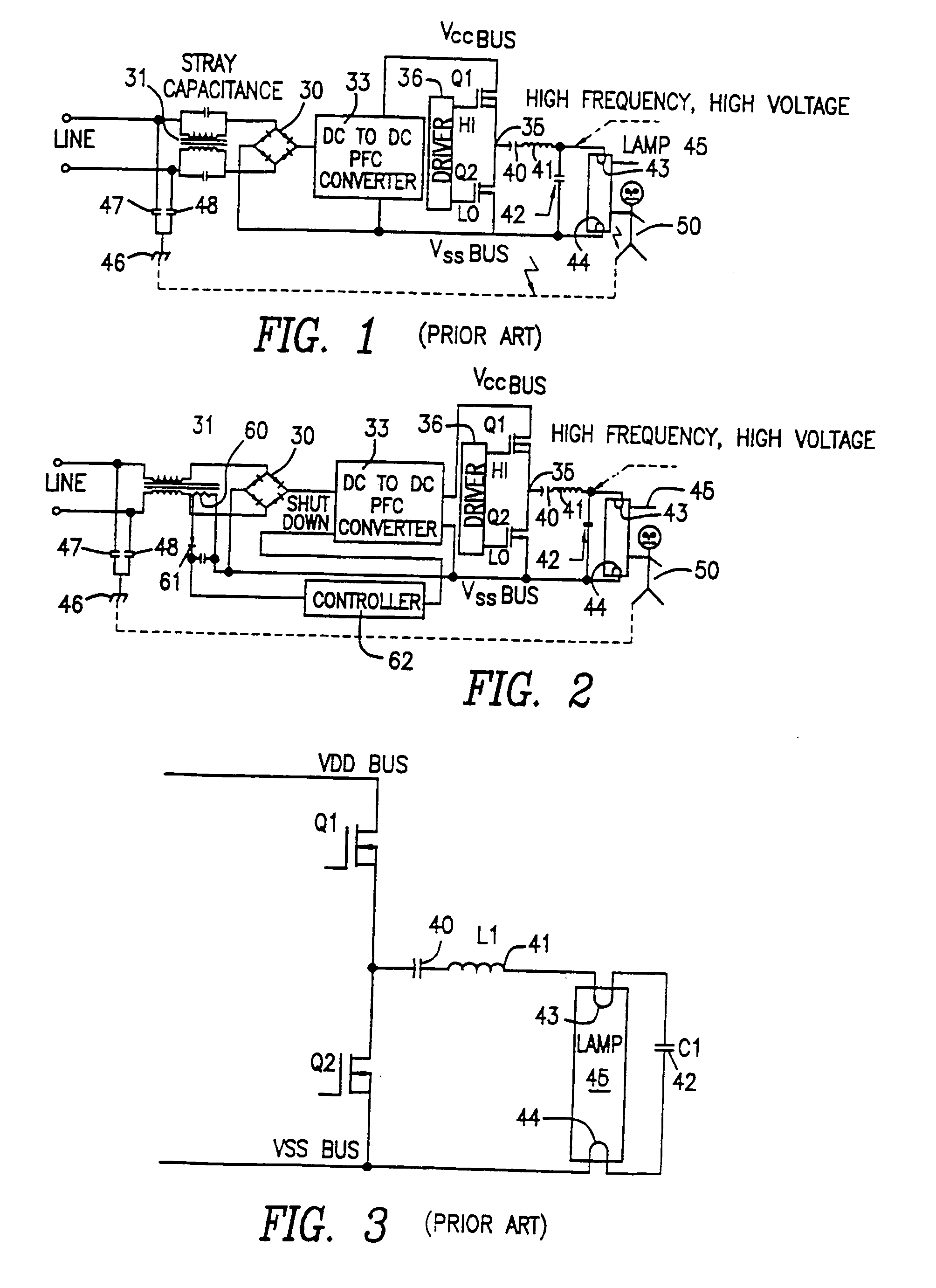Digital power controller for gas discharge devices and the like