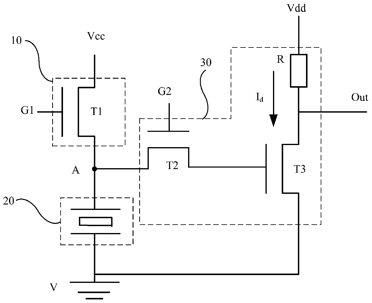 A time-division multiplexing piezoelectric circuit, its control method, and piezoelectric device