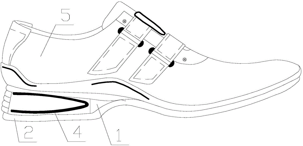 Elastic shoe