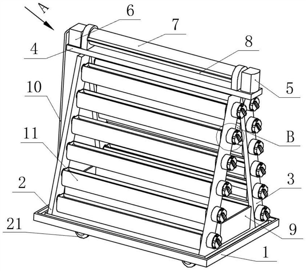 Novel cultivation frame device for corn breeding