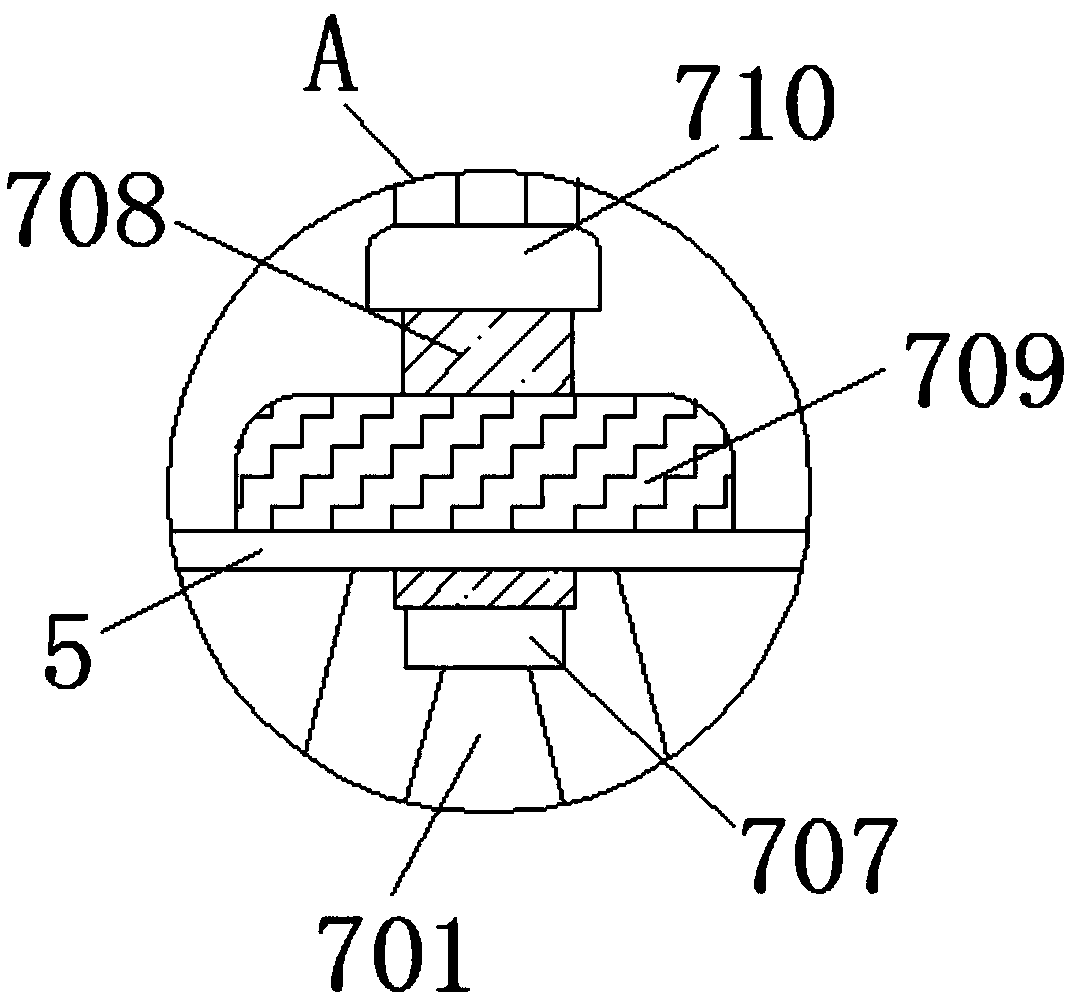 Three-opening flask washing device with cleaning range capable of being directionally controlled