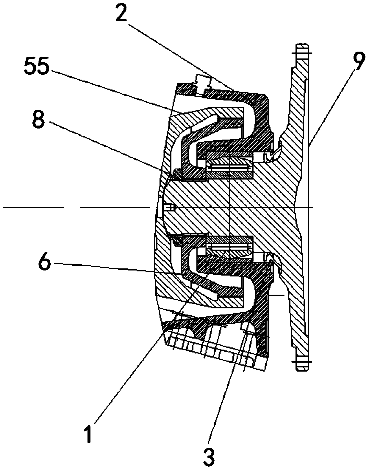 Bearing and reducer