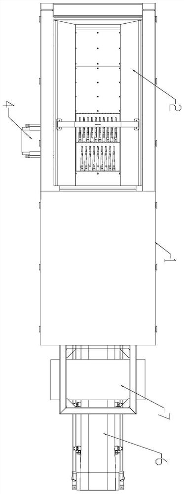 Container type crushing device convenient to maintain