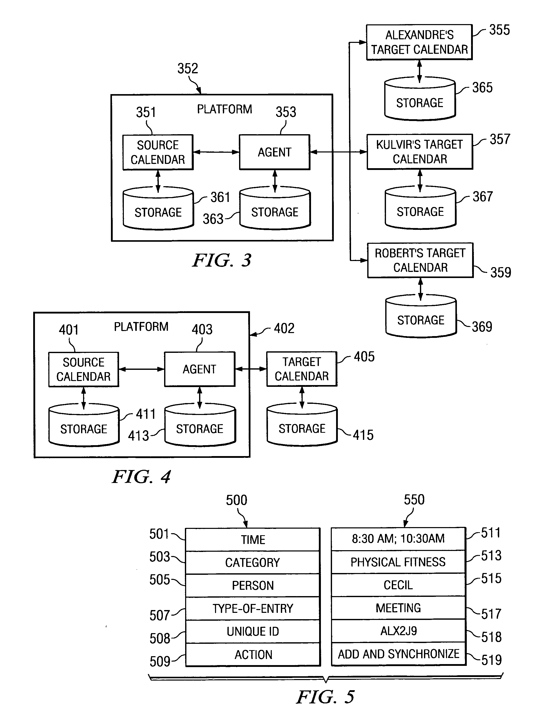 Method and apparatus to transmit a calendar event in target calendaring system format
