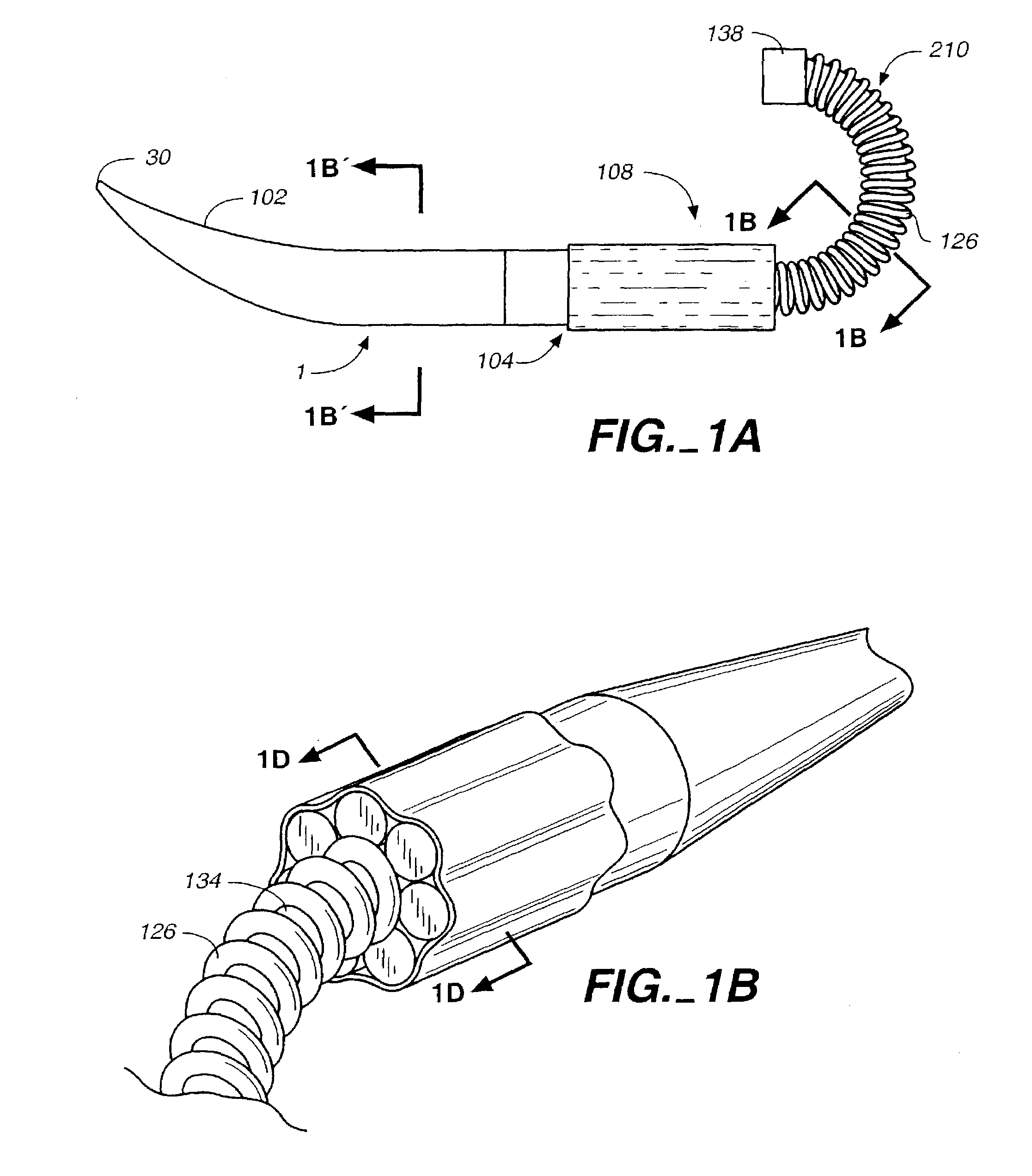 Tissue connector apparatus with cable release