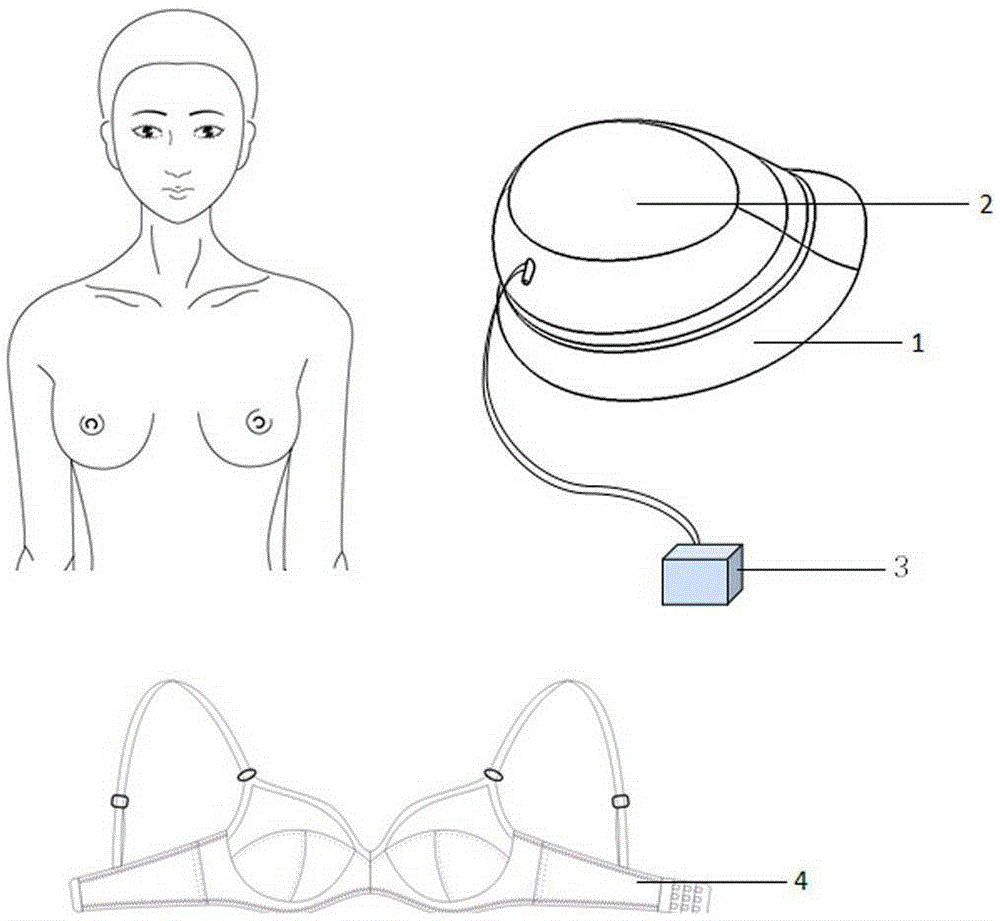 Physical breast enhancement device