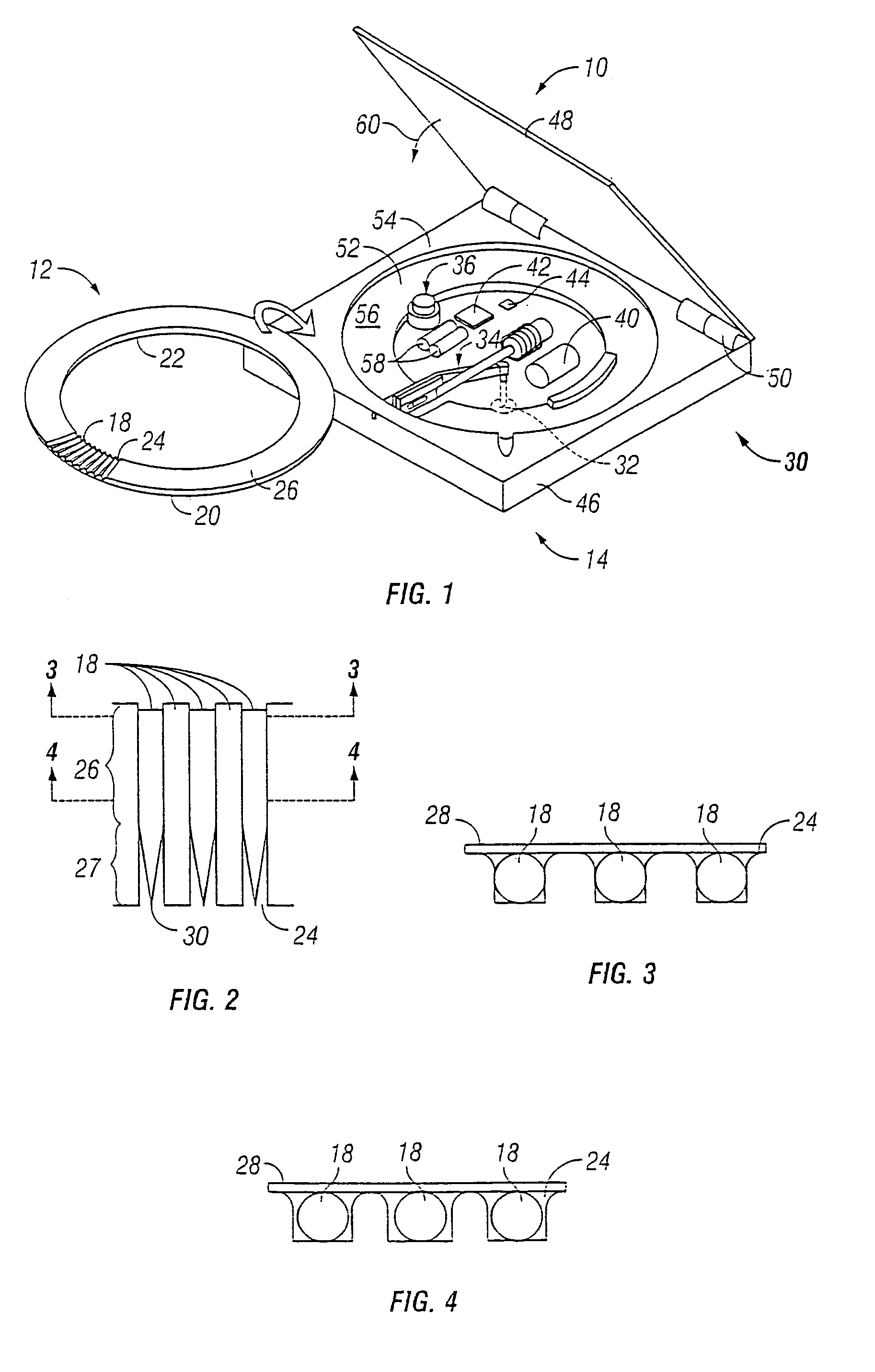 Method and apparatus for a body fluid sampling device using illumination