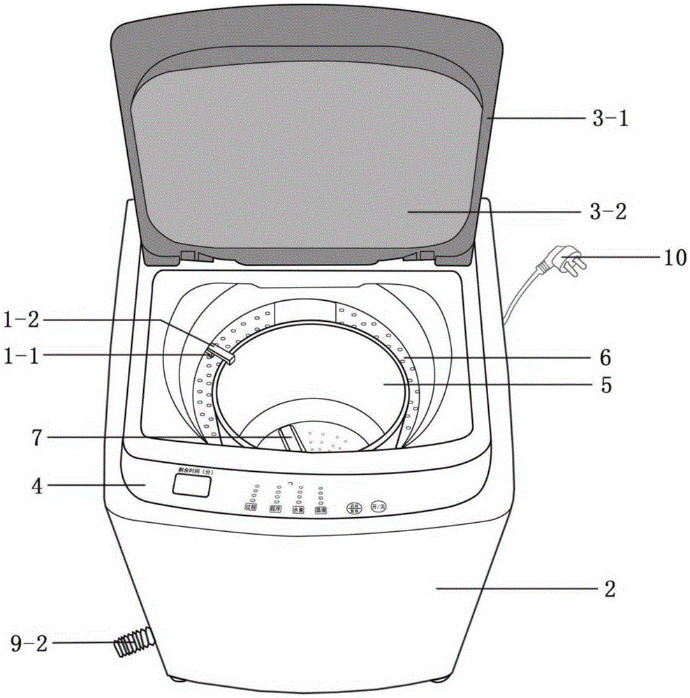 Concentric-circle pulsator washing machine