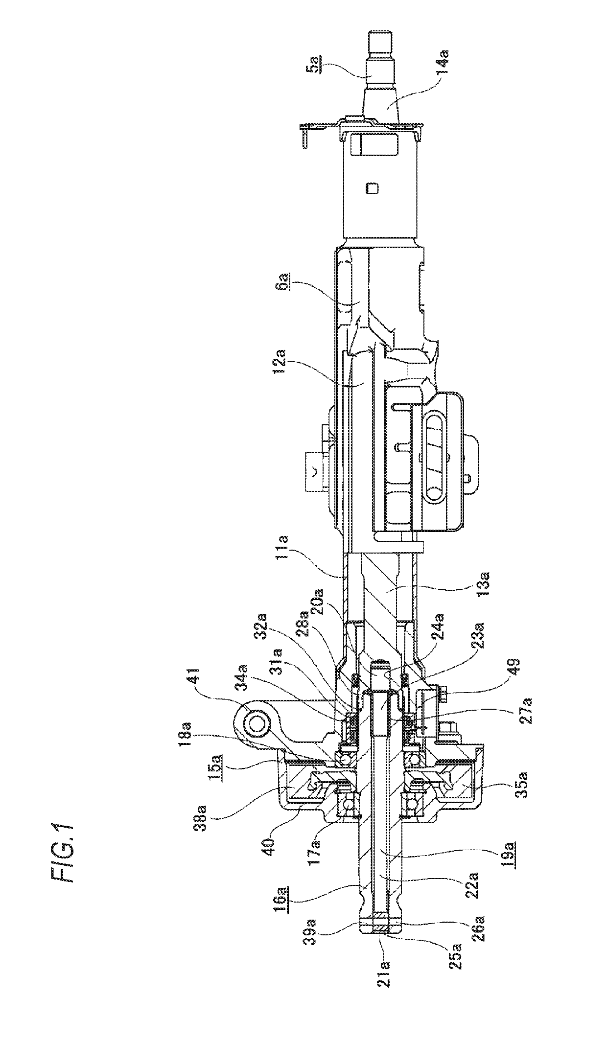 Electric power steering device and method for assembling the same