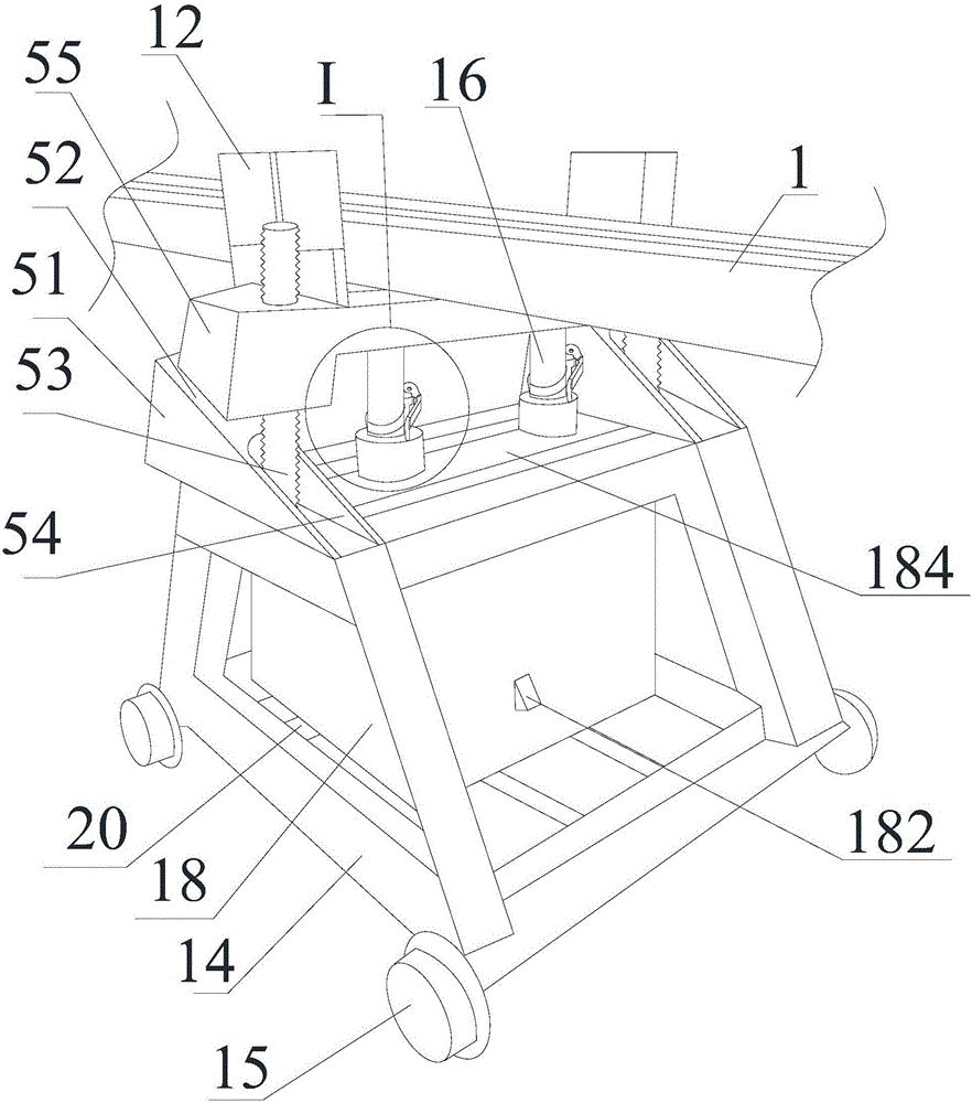 Oblique-inserting type feeding clamping adjusting device