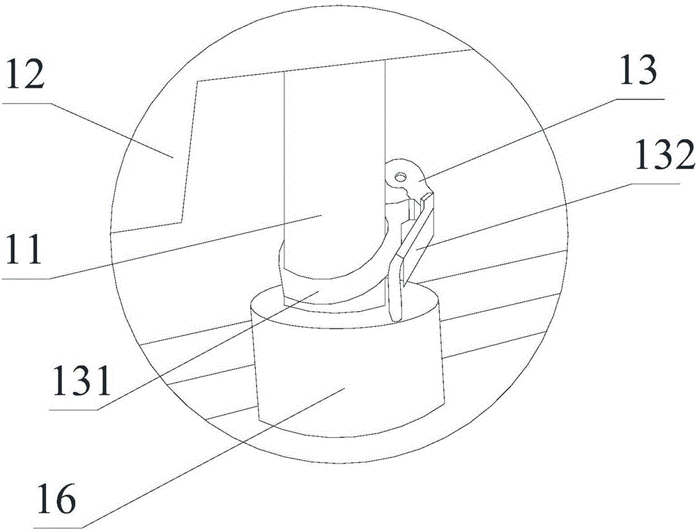 Oblique-inserting type feeding clamping adjusting device