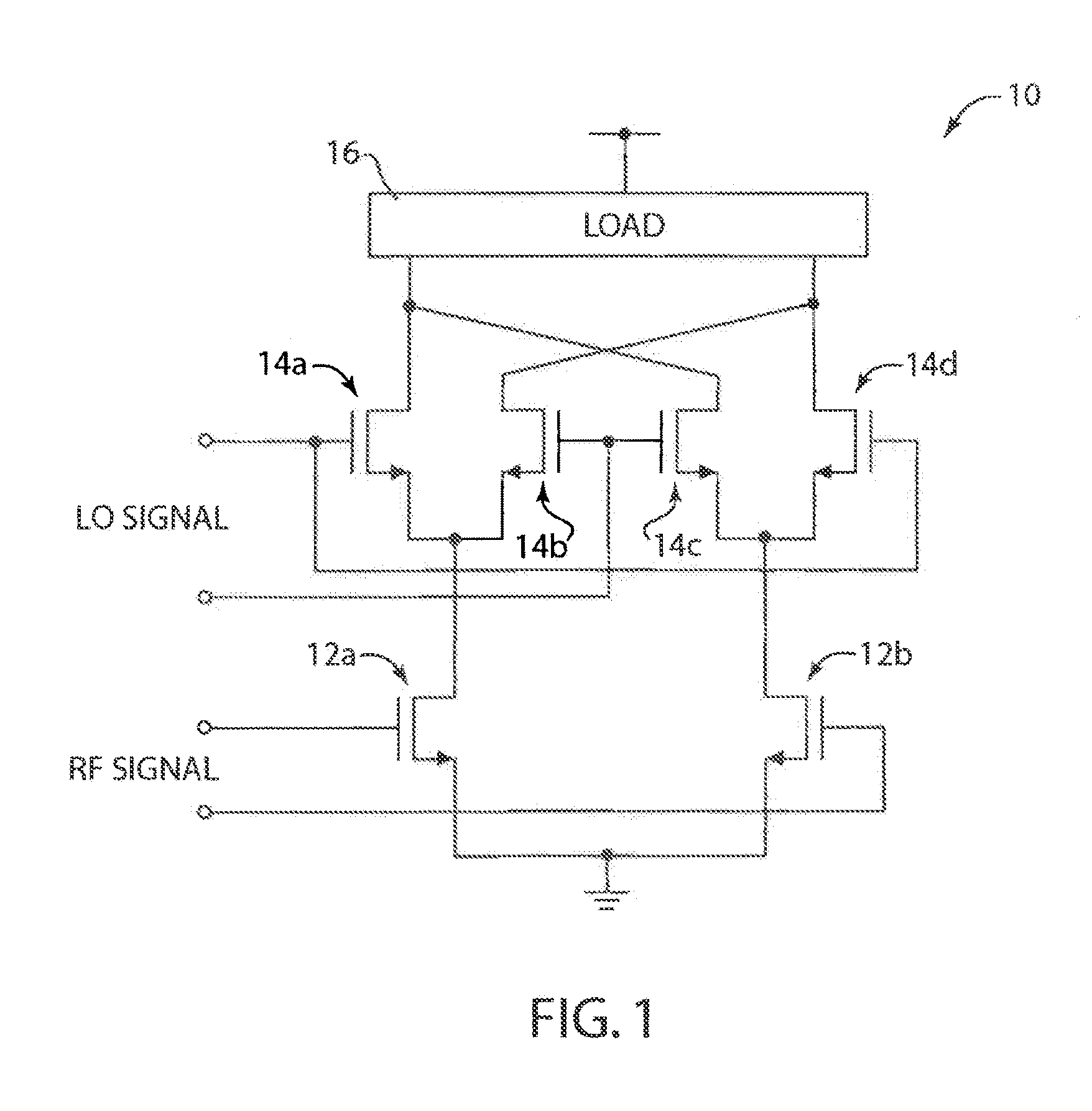 High frequency mixer with tunable dynamic range