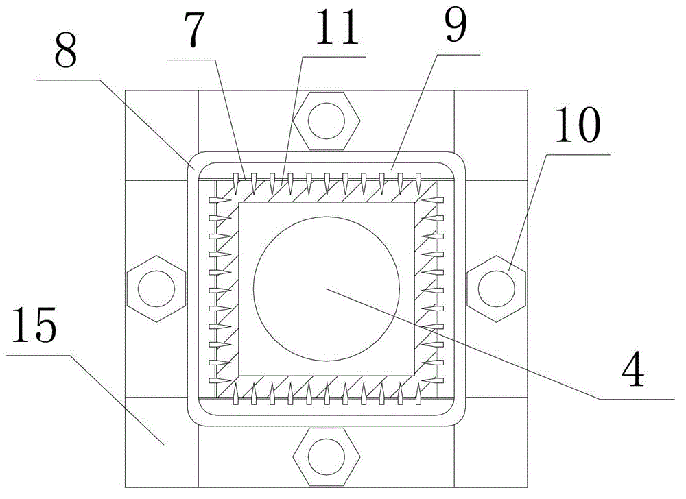 A composite material grid connection node and method