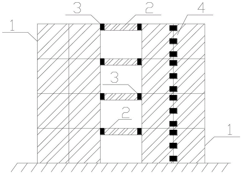 Assembly type energy dissipation and seismic mitigation shear wall structure system