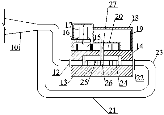 A power generation device suitable for sea conditions coupled with waves and currents