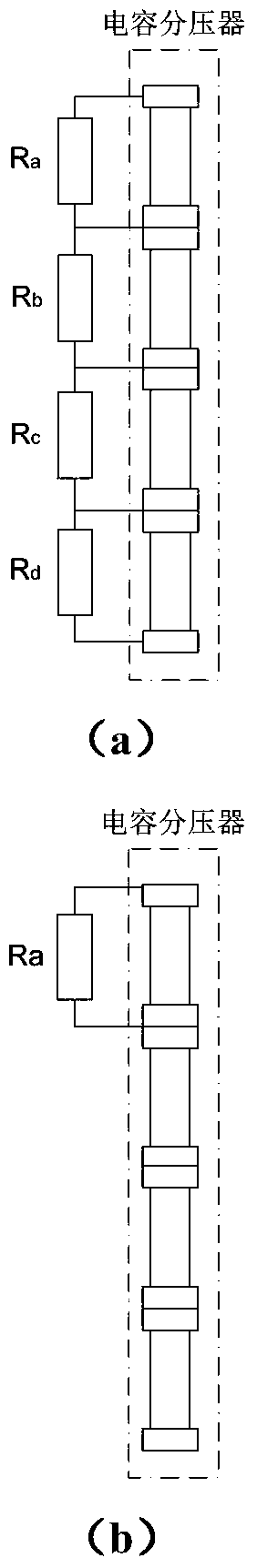 An equivalent leakage current error influence test device and its test method