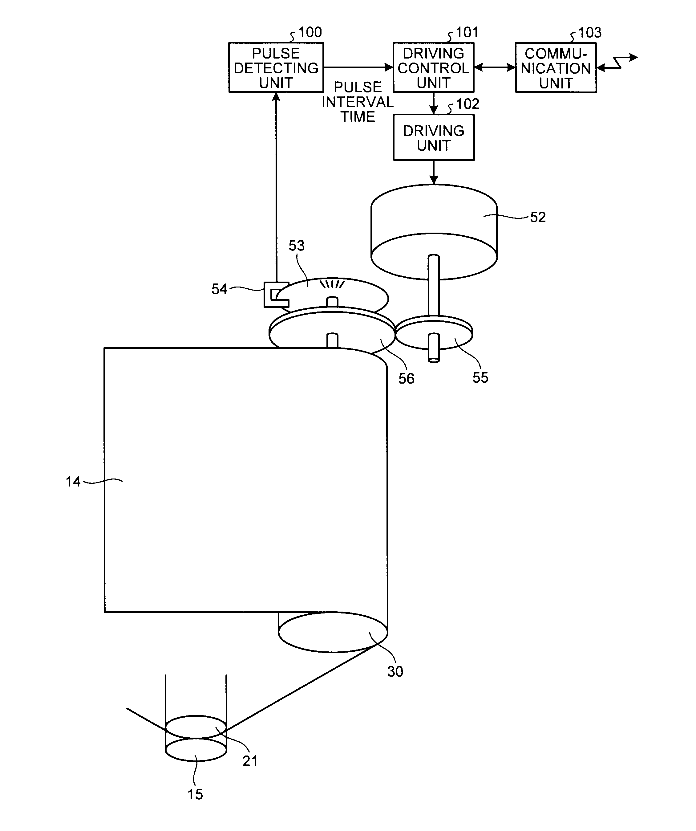 Detecting device, image forming apparatus, computer program product, and detecting system