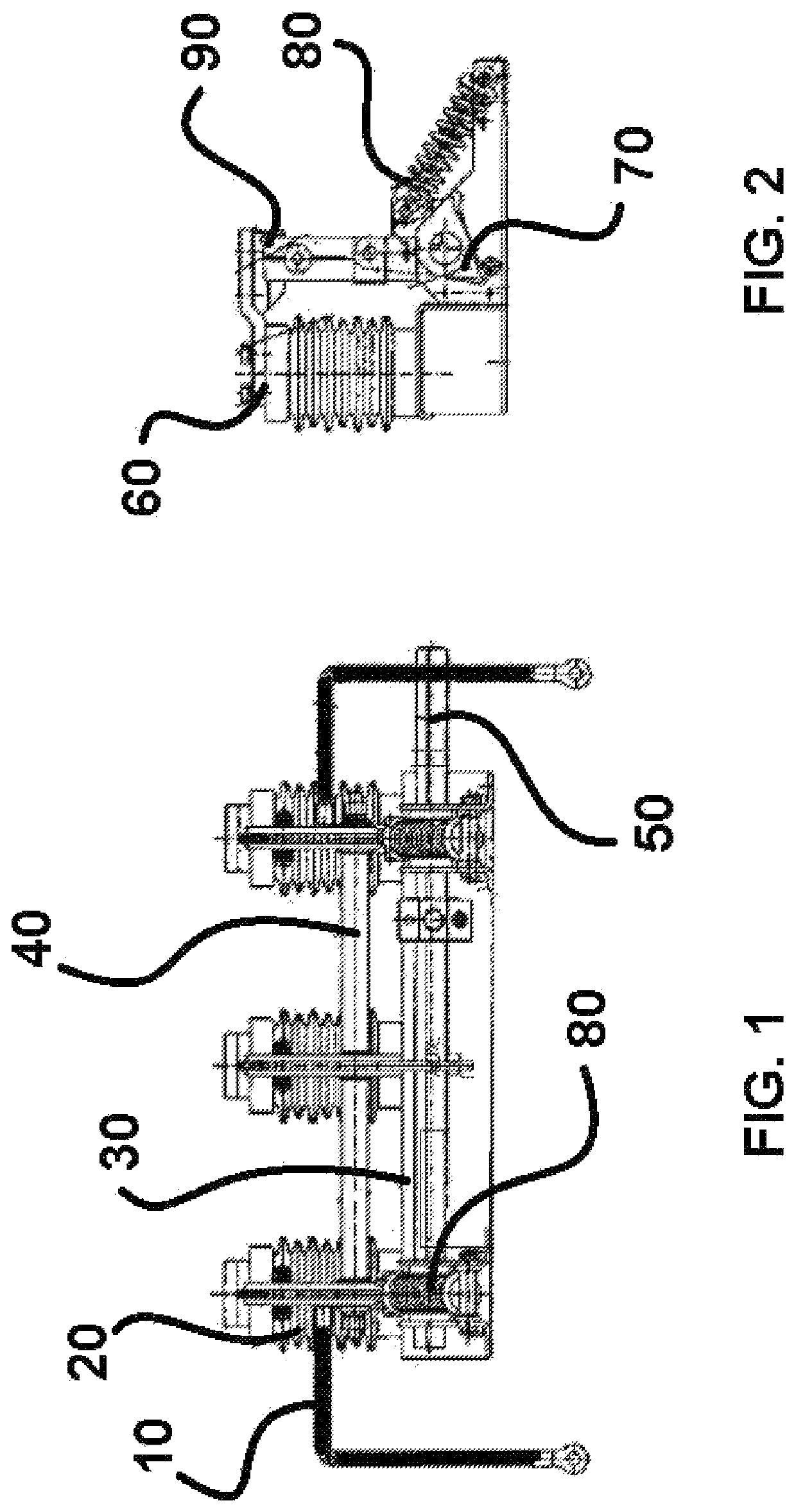 Grounding switch for use in metal-clad switchgear