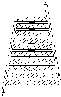 Modular type fusion-and-fission hybrid reactor cladding fuel section based on Z pinch driving