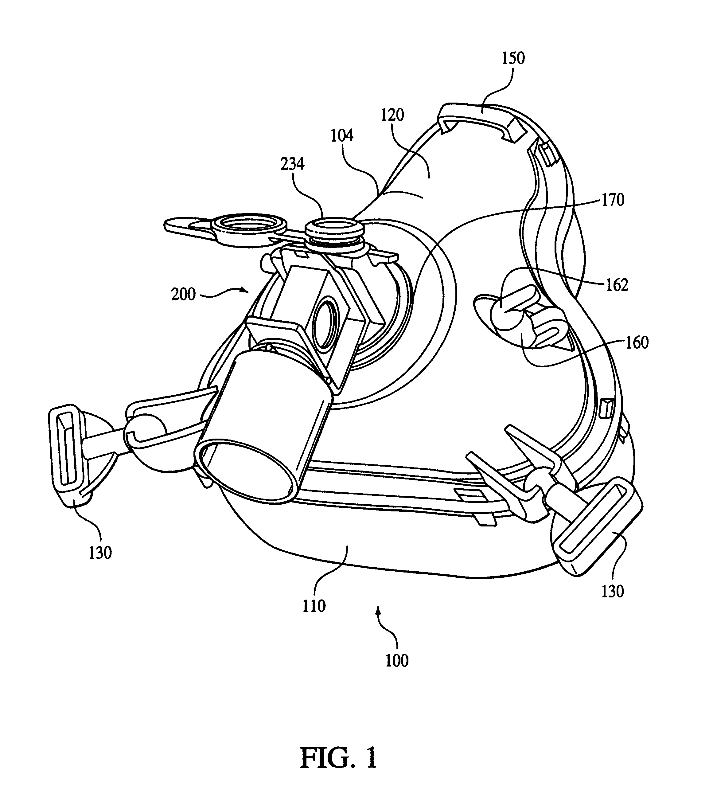 Patient interface with respiratory gas measurement component