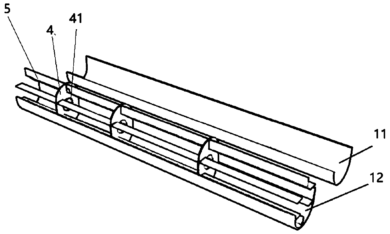 Strong-support elliptical column and assembly and welding technology thereof