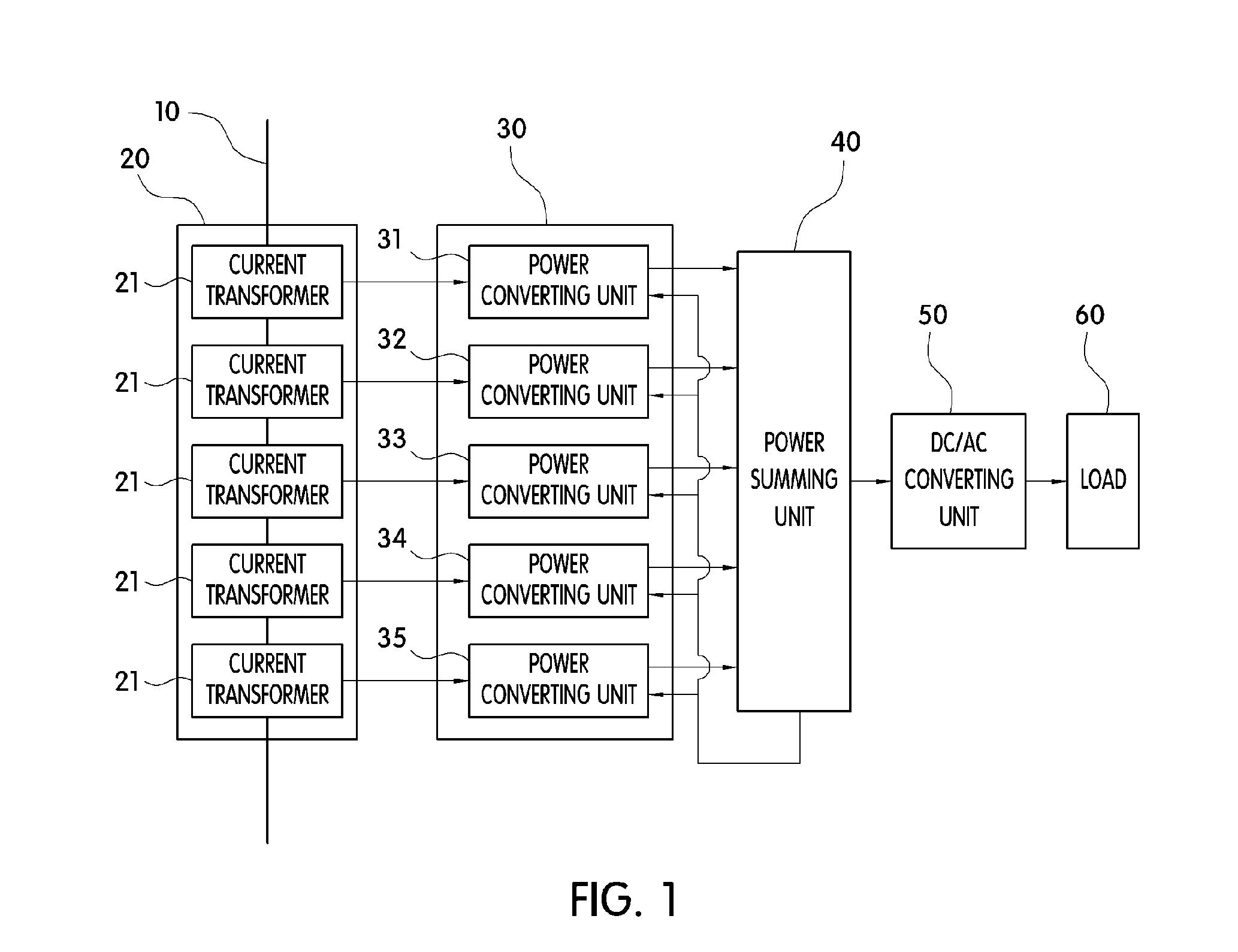 Electromagnetic induction type power supply device