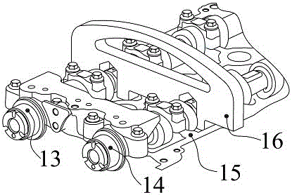 An engine timing chain system assembly tool and assembly method