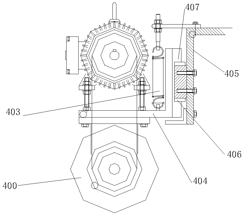 Hopper polishing machine capable of being automatically adjusted