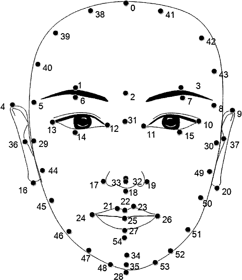 Three-dimensional face model adjusting method