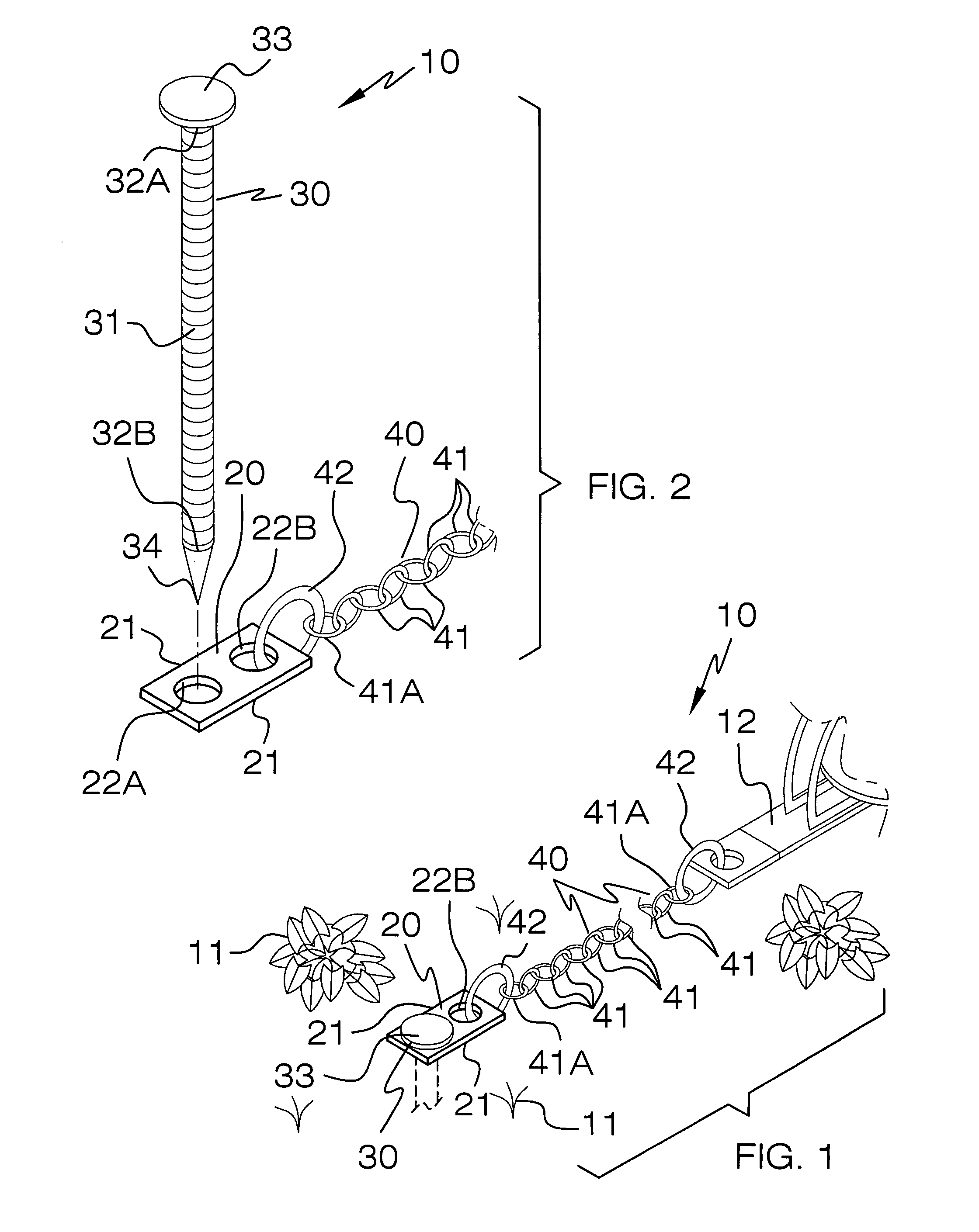 Stake assembly for animal traps