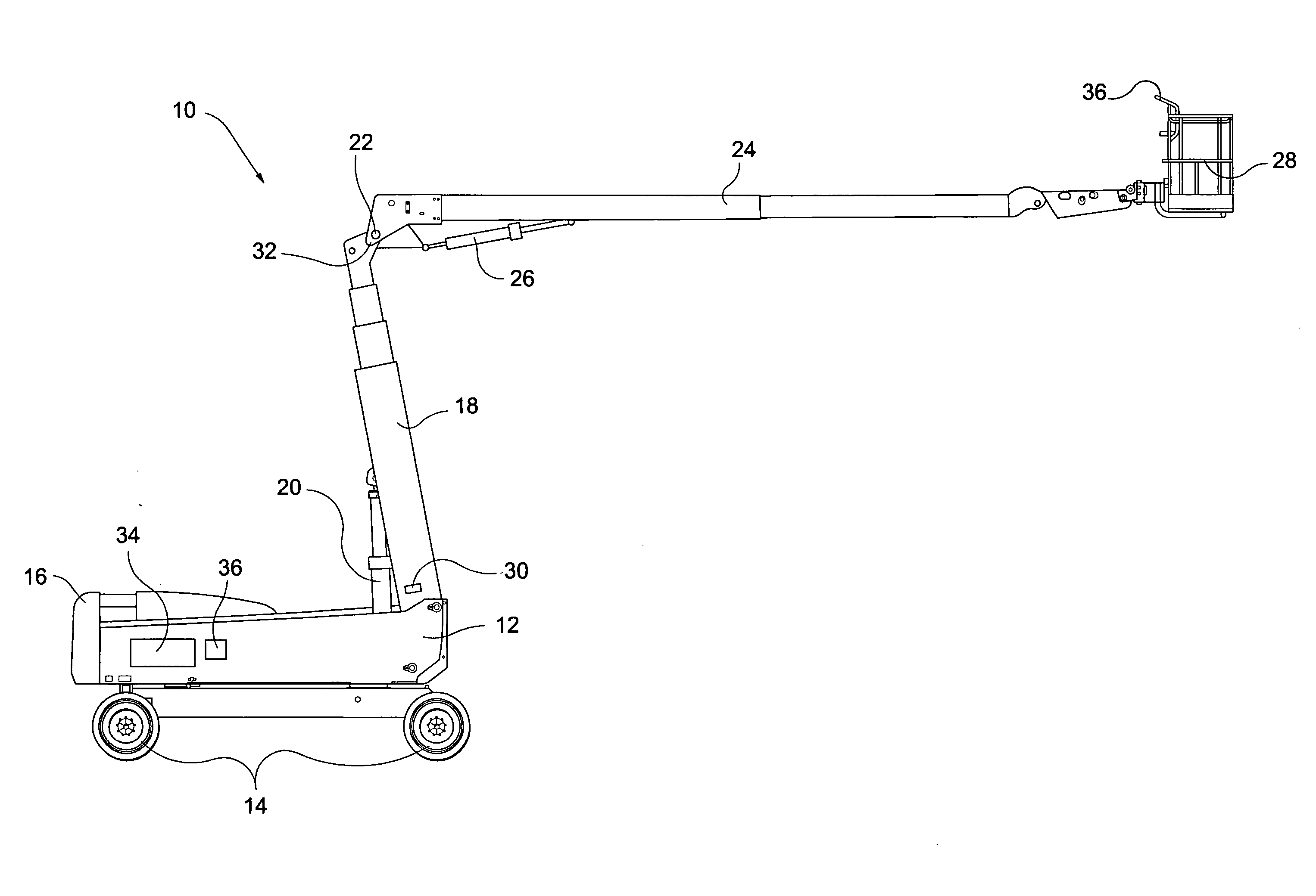 Lift vehicle with multiple capacity envelope control system and method