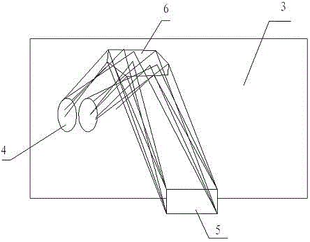 A method for calculating the imaging area of ​​the dvd display on the front windshield