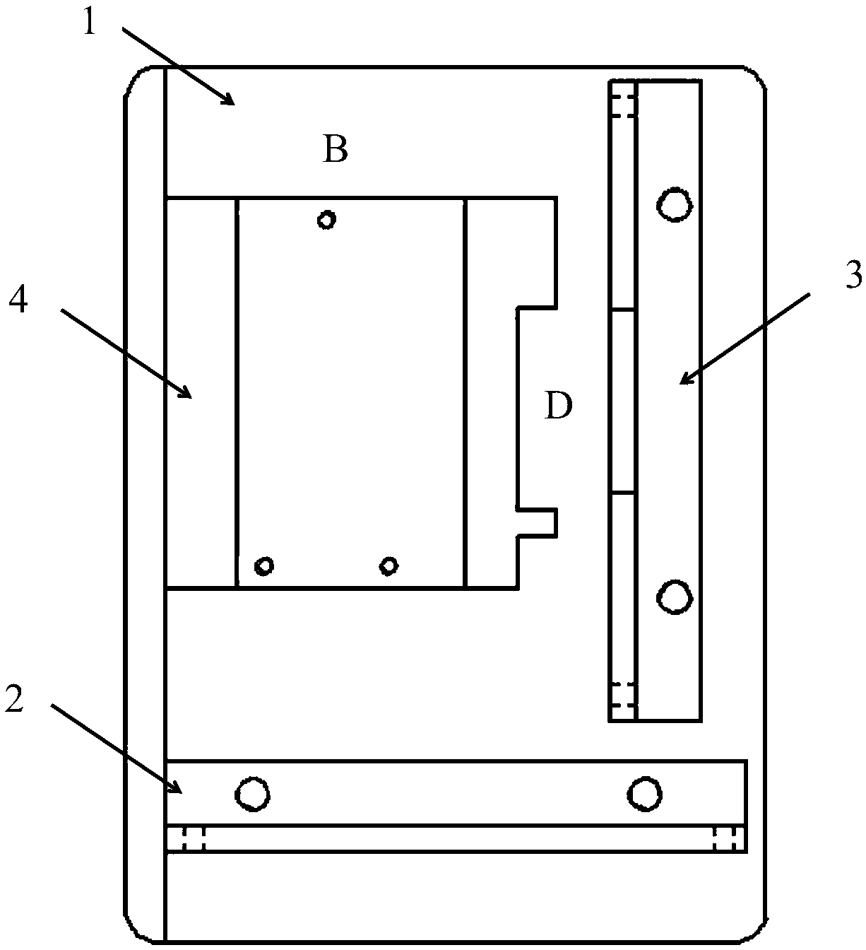 Strapdown inertial navigation system support device