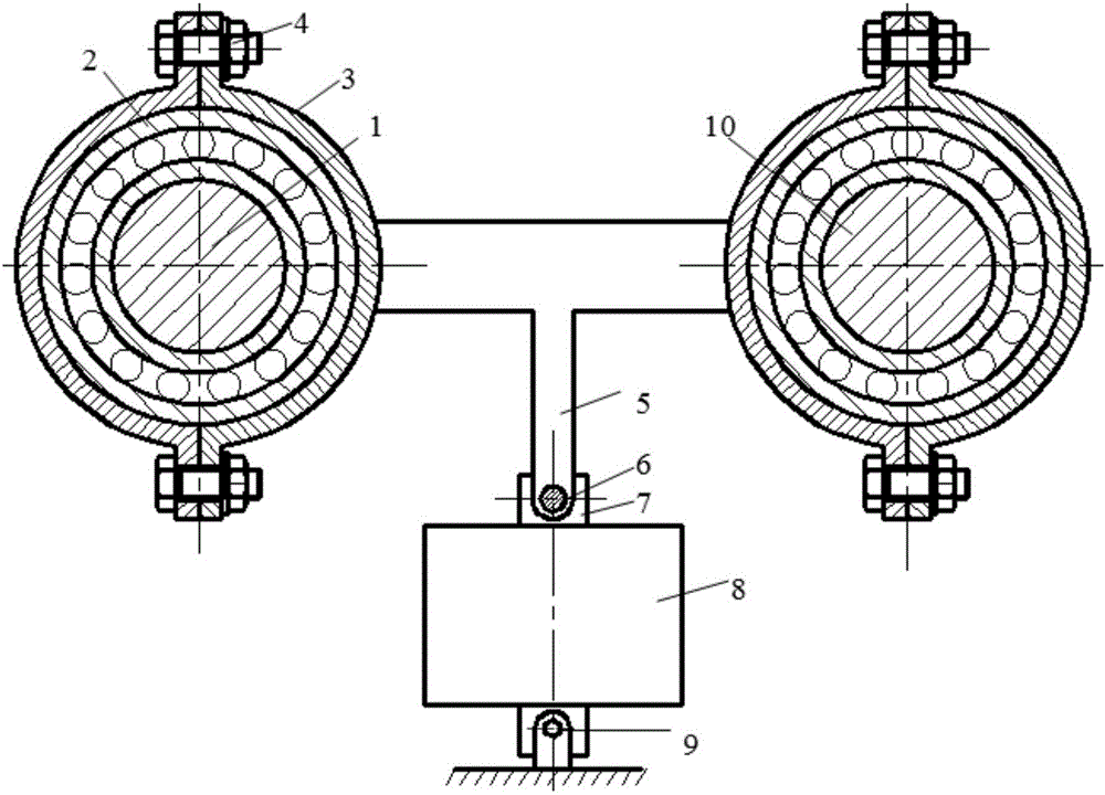 Combined damping device for vibration reduction and noise reduction of gear shaft system