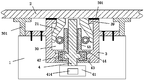 An easy-to-adjust solar photovoltaic panel connection device