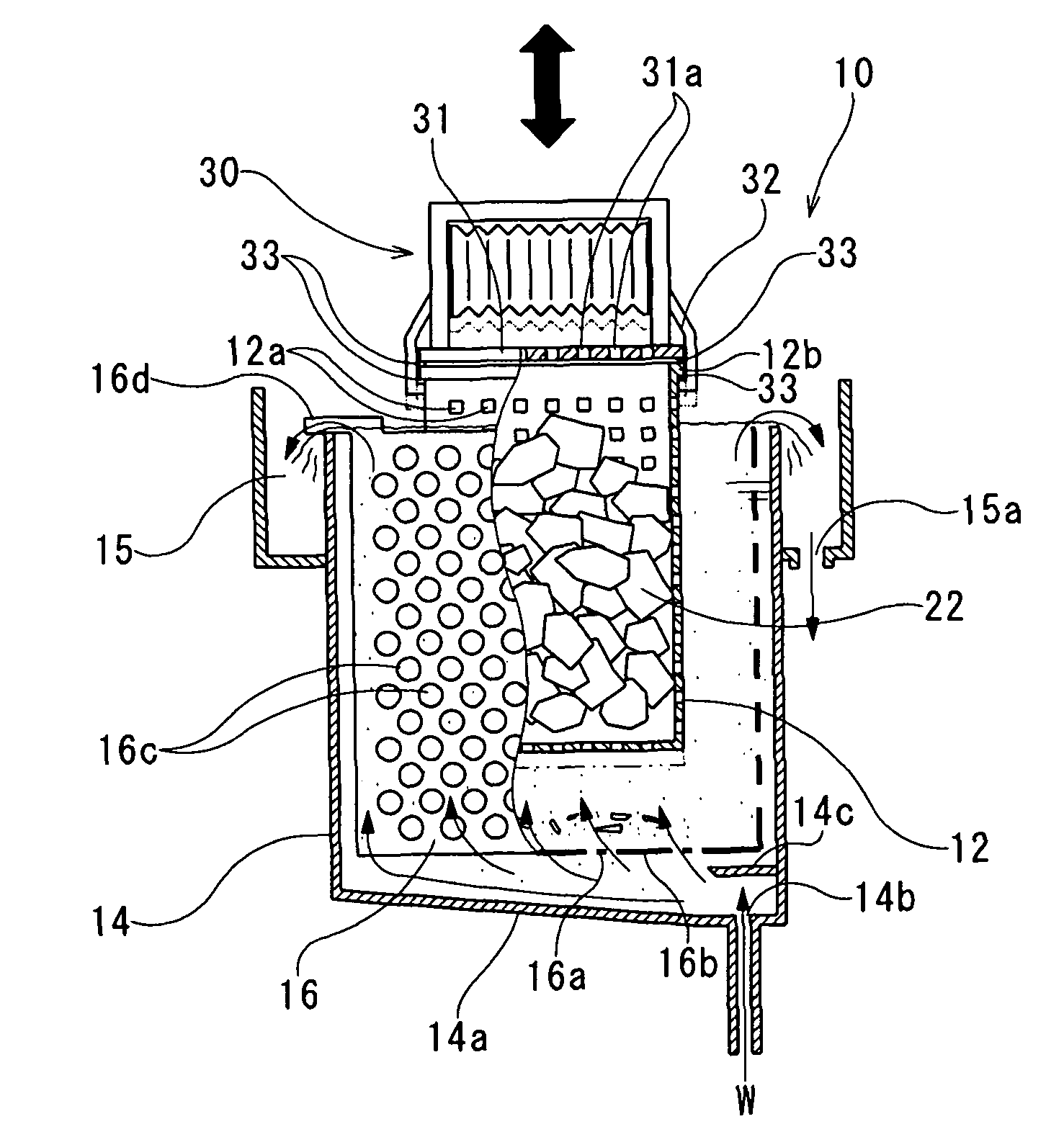 Rinsing apparatus and rinsing method for polycrystalline silicon lump