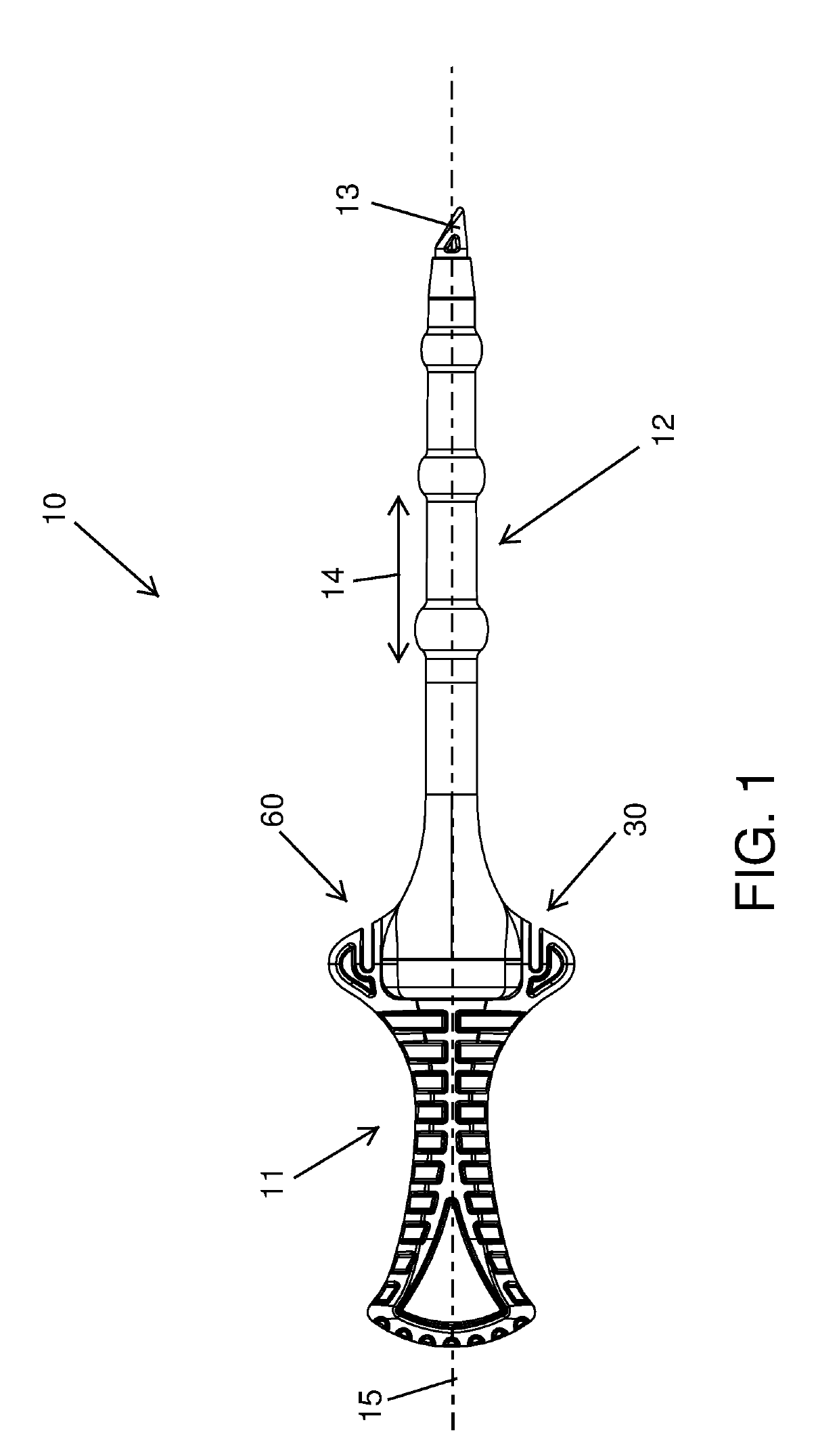 Medical instrument and associated method