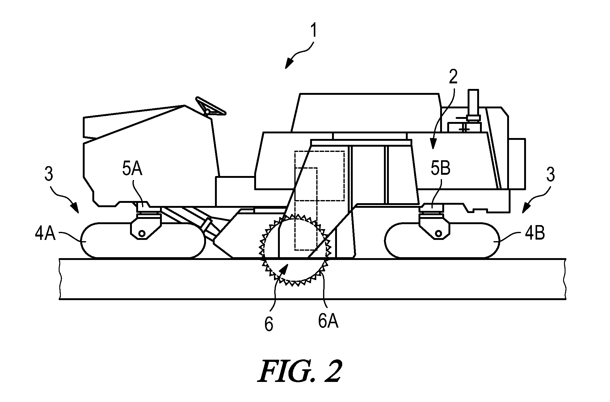 Self-propelled civil engineering machine system with field rover