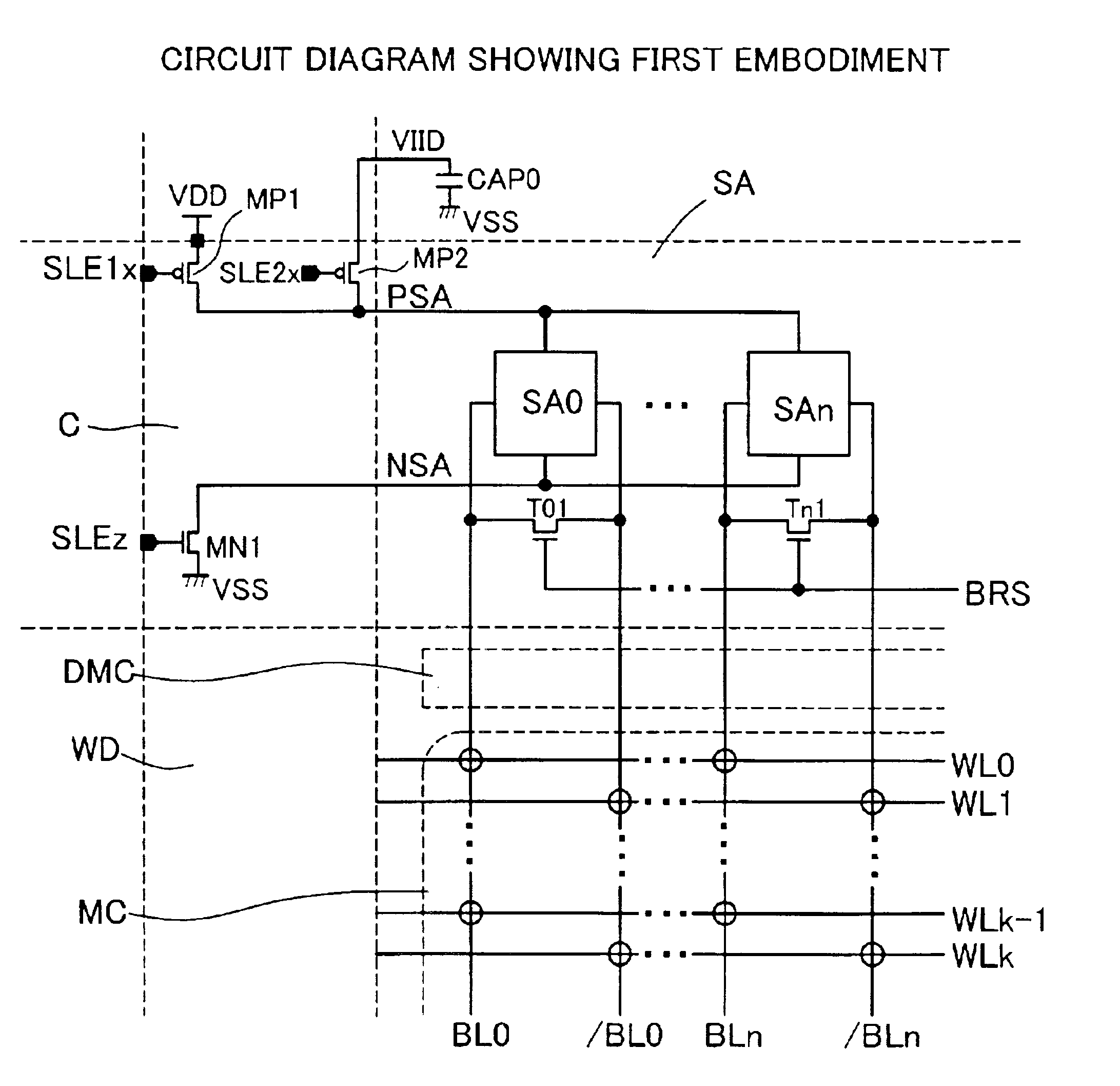 Semiconductor memory device and data access method for semiconductor memory device