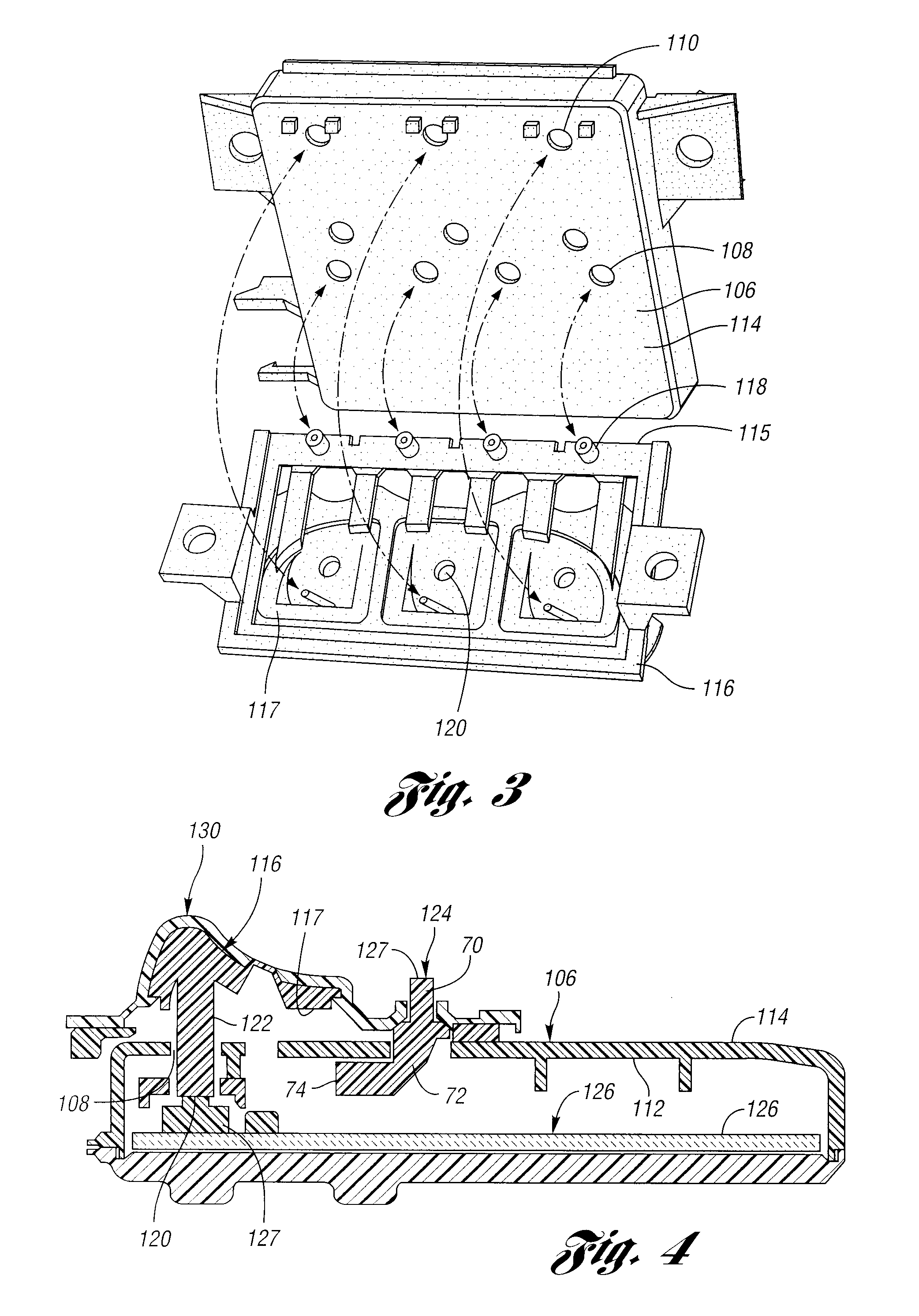 Electronic module for universal garage door opener and assembly method