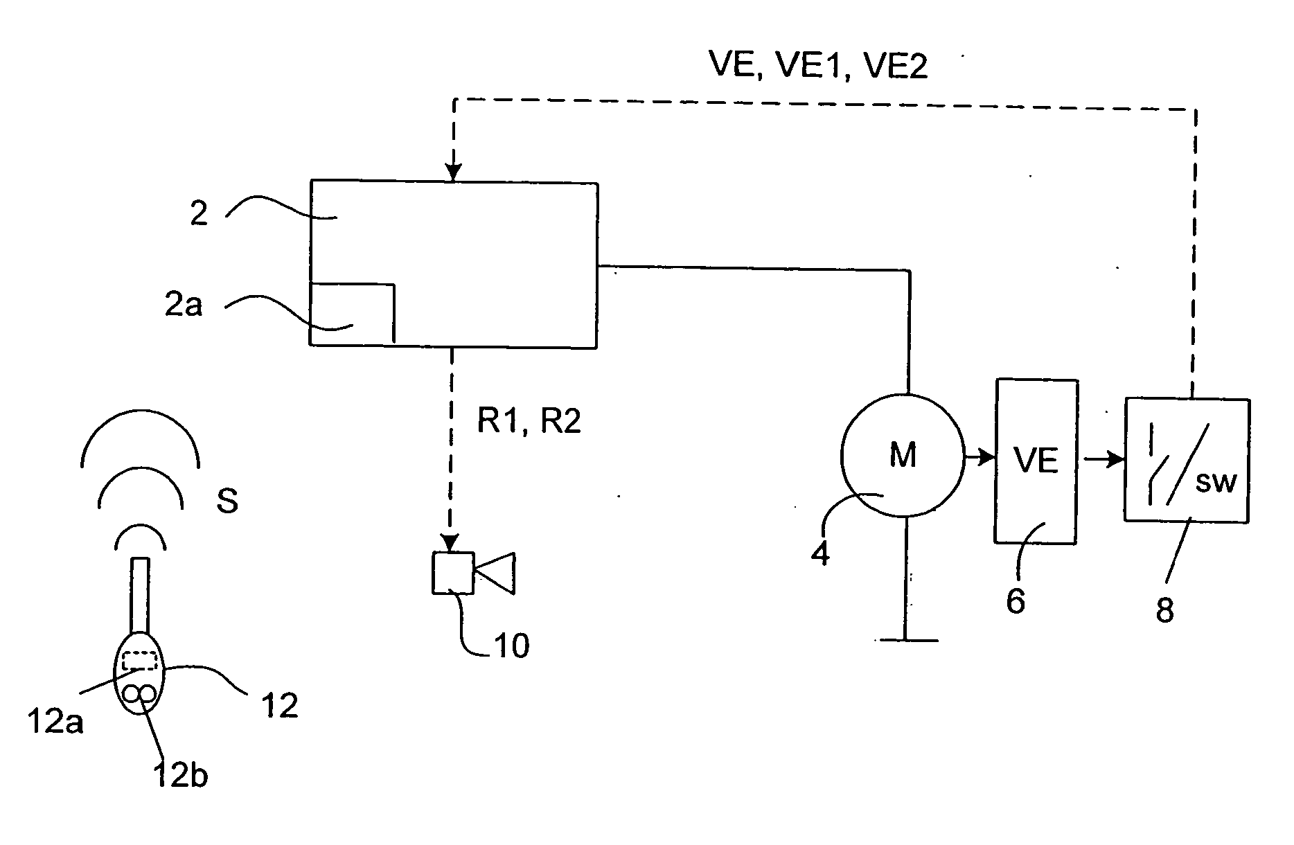 Door locking system for a motor vehicle