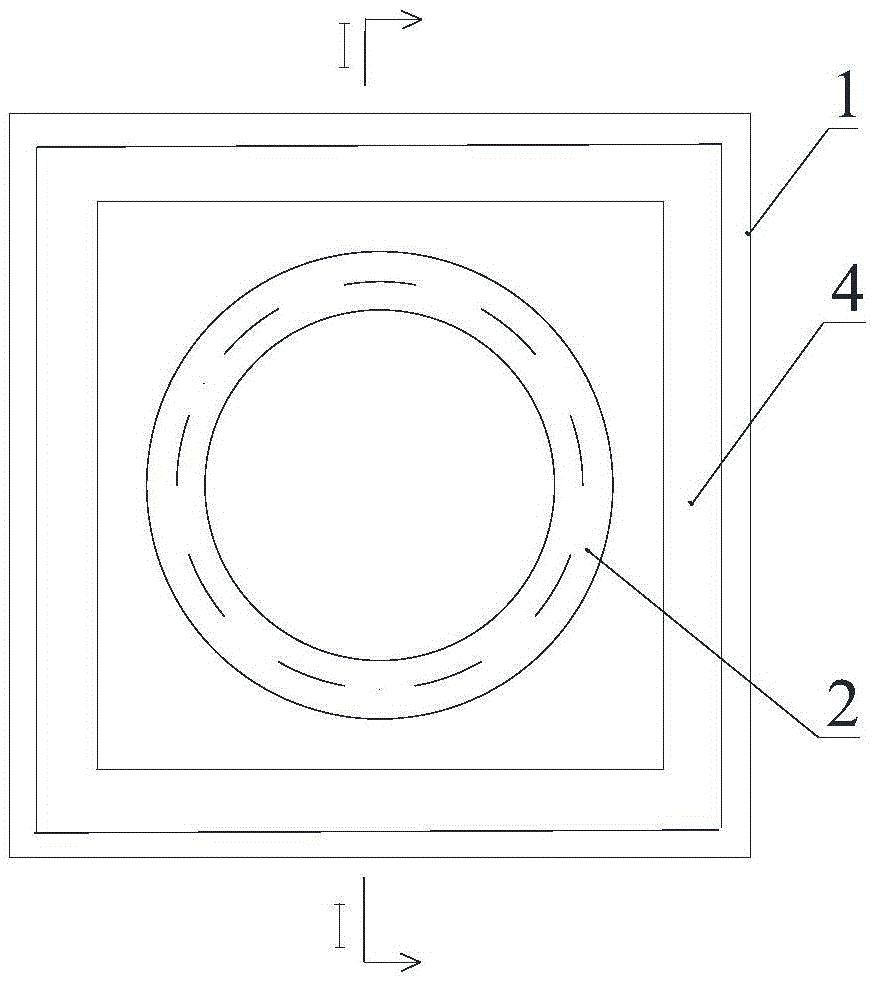 Connecting device of drainage pipeline and inspection well