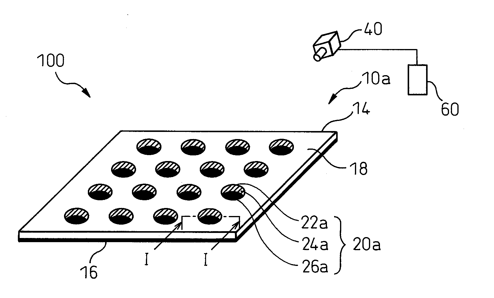 Calibrating device for calibration and image measurement system comprising calibrating device