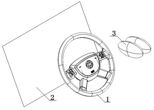 A method for creating visual area of ​​combined instrument display plane based on catia software