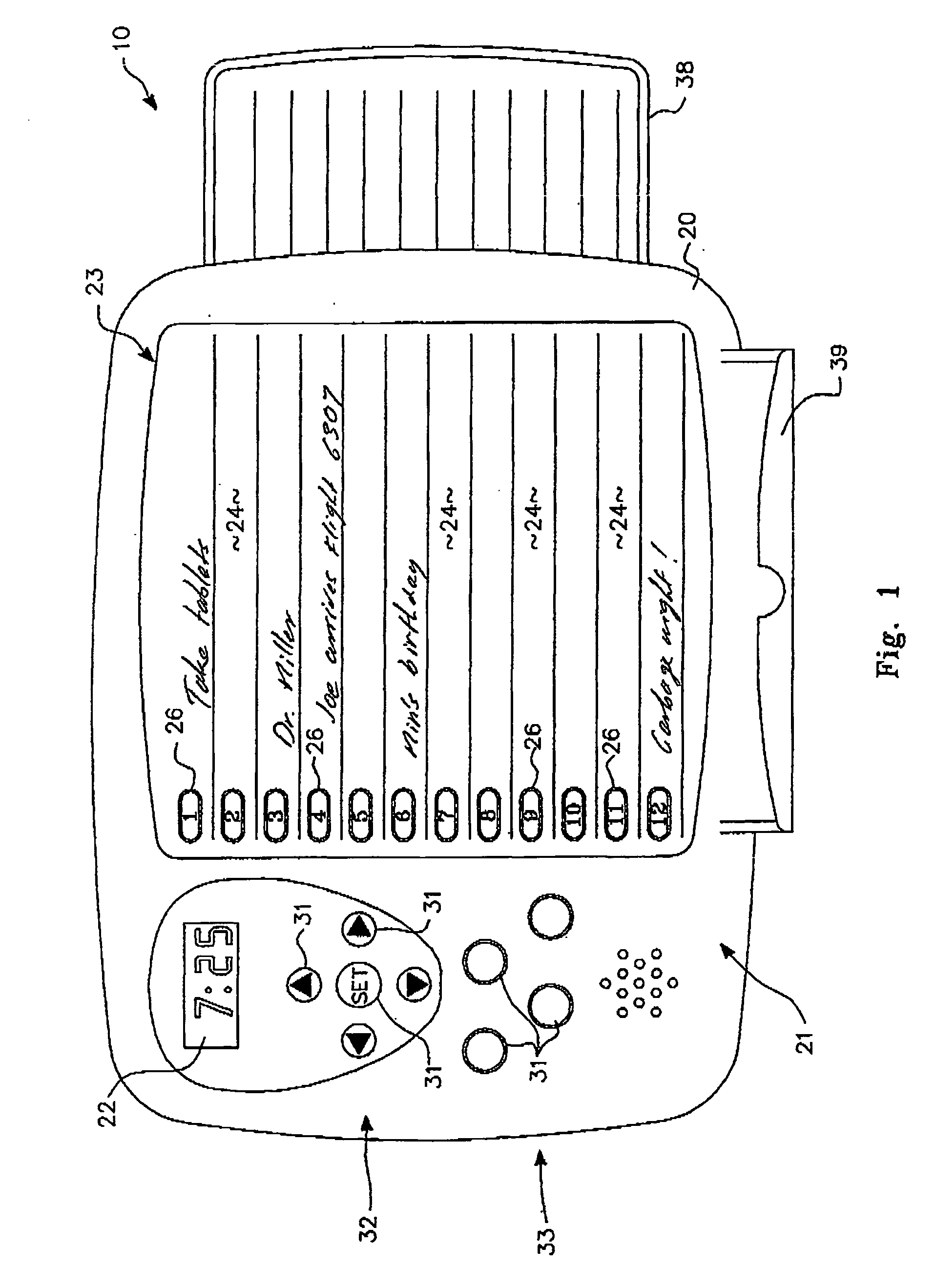 Electronically assisted memory aid