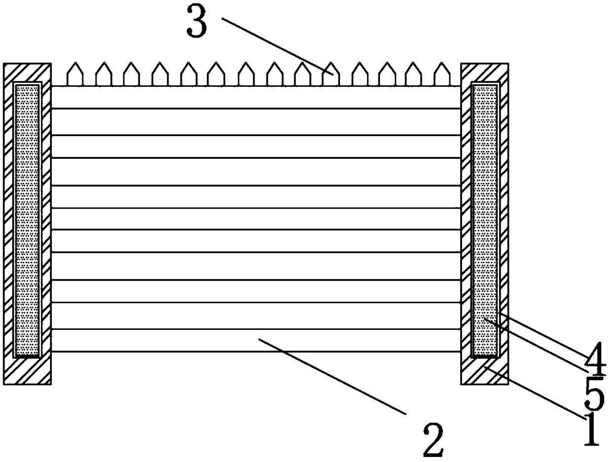 Guardrail for domestic pig breeding