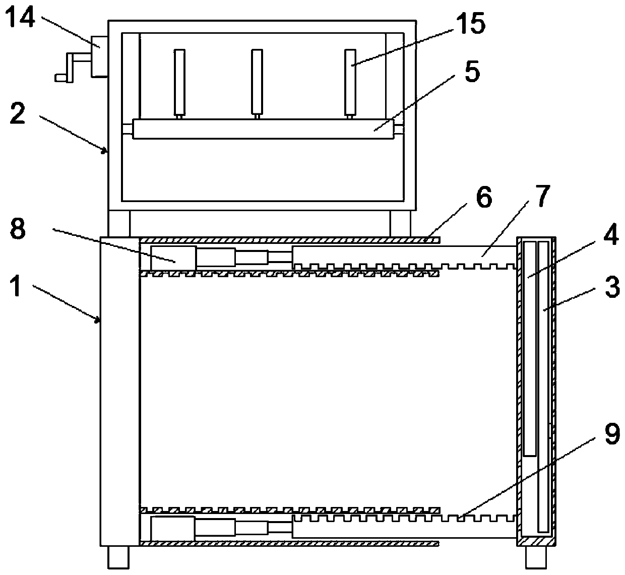 Collection apparatus of data files for ideological and political education